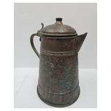 Hammered Copper Pot 10.5' h