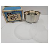 NOS Regal Stainless Steel Bowl w/Lids