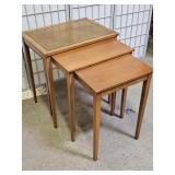 3 Vintage Nesting Tables 22' x 16' x 24' H