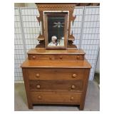 Antique Victorian Dresser 42' x 19' x 70' H