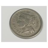 1865 3 Cent Nickel