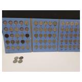 Buffalo & Jefferson Coins in Book See Dates