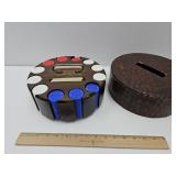 Poker chips, With Case & Cards