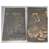 VTG Copper Letterpress Block Stamps Coca Cola +