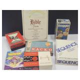 Lot Of Vtg Games Perquackey, Racko, Bible Trivia+