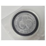 Apollo 8 Metal Flight Coin Carried to the Moon