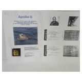 Gold Foil Swatch from Columbia Module Apollo 11