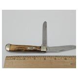 Case XX Trapper Stag Handle 2 Blade Pocket Knife
