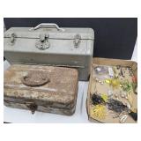 2 VTG Tackle Boxes SEE CONDITION & Tackle