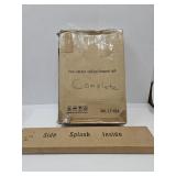 4 Section Splicing Firewood Rack & 24' Side Splash