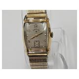 Lord Elgin   10 KRGP Tank Watch Runs, Keeps Time