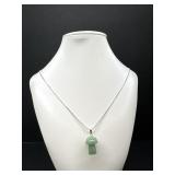 Jade Stone Mushroom On Chain