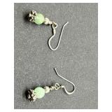Jade earrings