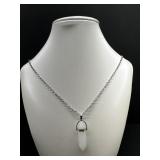 Quartz Pendant On Chain