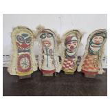 4  VTG Carnival Knock Down Game Dolls Barn Fresh