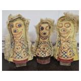 3 VTG Carnival Knock Down Game Dolls Barn Fresh