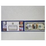 Colorized (Legal) $2 Note Grand Canyon National Pk