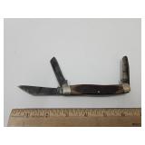 Old Timer 3 Blade Pocket Knife USA Schrade