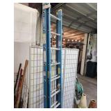 9 ft 8' Werner  Fiberglass Extension Ladder