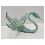 Large 12' w  Art Glass Swan