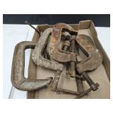 Lot of 5 C Clamps