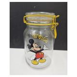 VTG Mickey Mouse Goodies Counter Jar 8'h