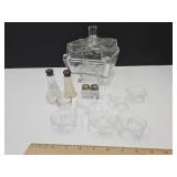 Vintage Covered Footed Candy Dish Shakers & Salts