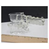 Vintage Glass Candy Containers Elephant & Train