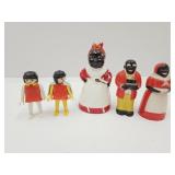 Aunt Jemmima Uncle Henry Shakers & Toy Figures