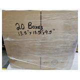 20 New  Boxes 13.5 X 13.5 X 9.5'