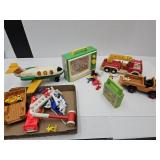 Lot of Toys Fisher price, Fire Truck, Radio+