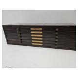 6 Drawer Cabinet Watch  Lens, Colored + 23 x9.5x7'