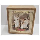 Porcelain Angel Set Grandeur  Angel with Box