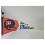 Vintage NFL Denver Broncos Pennant