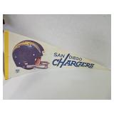 Vintage NFL San Diego Chargers Pennant