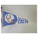 Vintage NFL Baltimore Colts Pennant