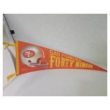 Vintage NFL San Francisco 49ers Pennant
