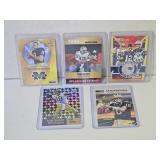 5 Tom Brady Rookie Football Cards