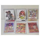 6 Patrick Mahomes Rookie Football Cards