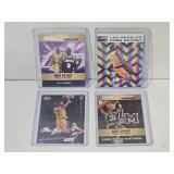 4 Kobe Bryant Basketball Cards