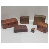 Lot Of Vtg Wood Dresser Boxes 2'-9'W Lafayette