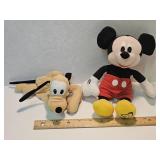 Mickey & Pluto Stuffed Animal