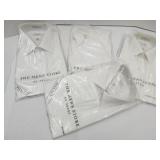 4 Vtg The Mens Stone Short Sleeve Dress Shirts