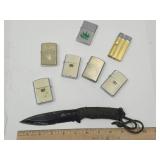 Ozark Trail Knife+ Vtg Lighters
