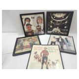 5 Framed Record Album Cover ONLY Jethro Tull,+