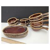 Hull Pottery Plates,  Soup Bowls & Mugs