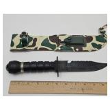 Survival Style Knife w/Compass