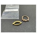 Lot Of Body Piercing Jewelery