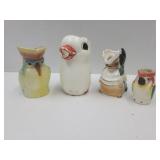 Vintage Creamer Pitchers 2 With Cracks