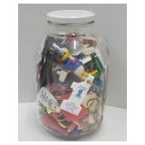 1 Gal Jar of Vintage Small Collectables